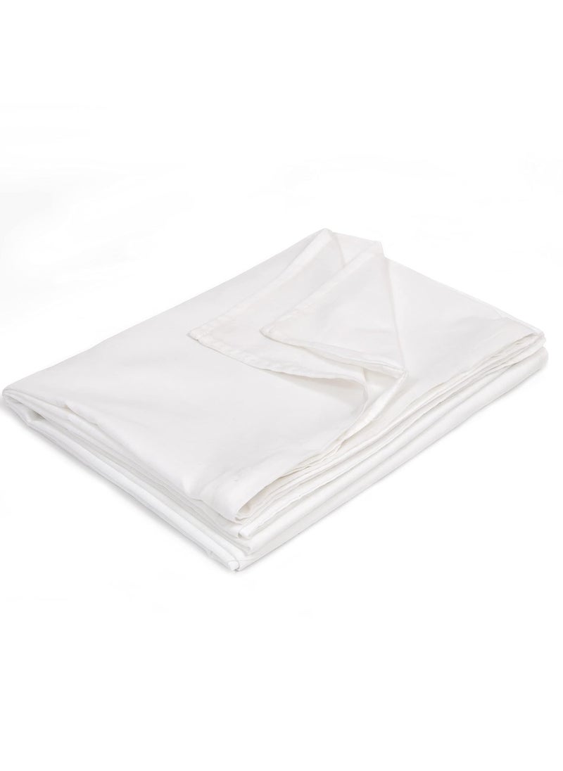 BLOCKS OF INDIA BLOCKS OF INDIA Cotton DuvetQuiltComforterRajai Cover Twin 300 Threadcount Zip Solid  - Image 1