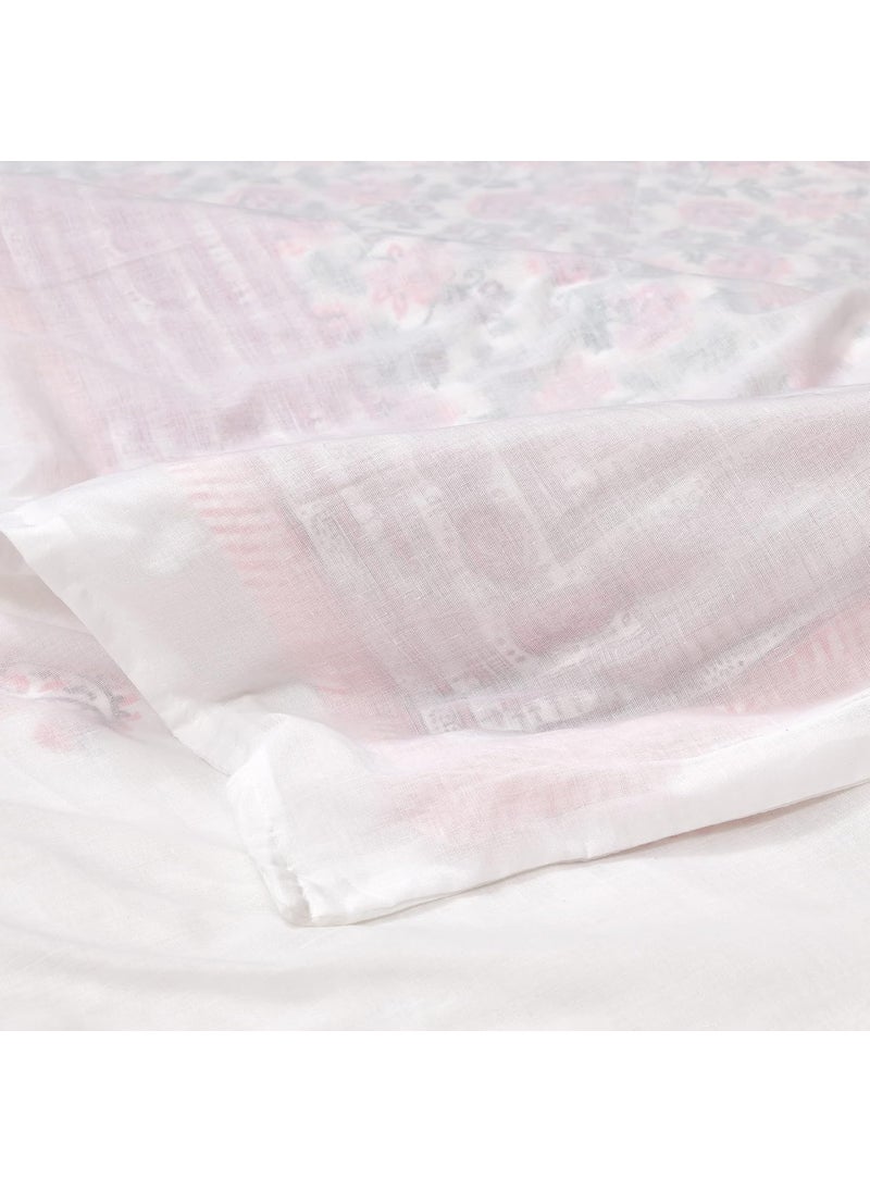 BLOCKS OF INDIA BLOCKS OF INDIA Cotton DuvetQuiltComforterRajai Cover Twin 300 Threadcount Zip Solid  - Image 3