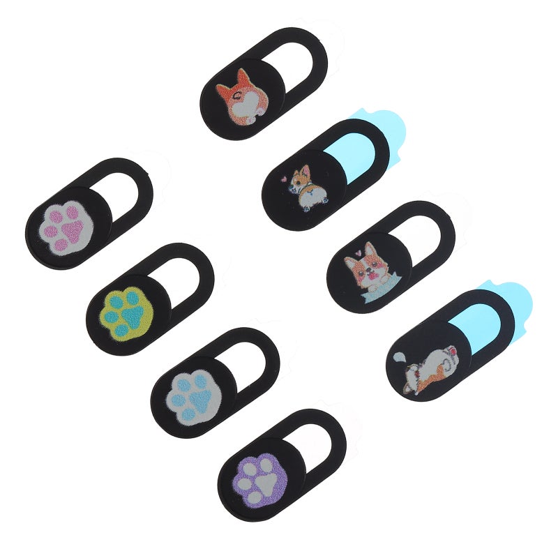 📦 غطاء كاميرا لابتوب برسوم جذابة بسلايدر مستطيل للخصوصية - Image 1