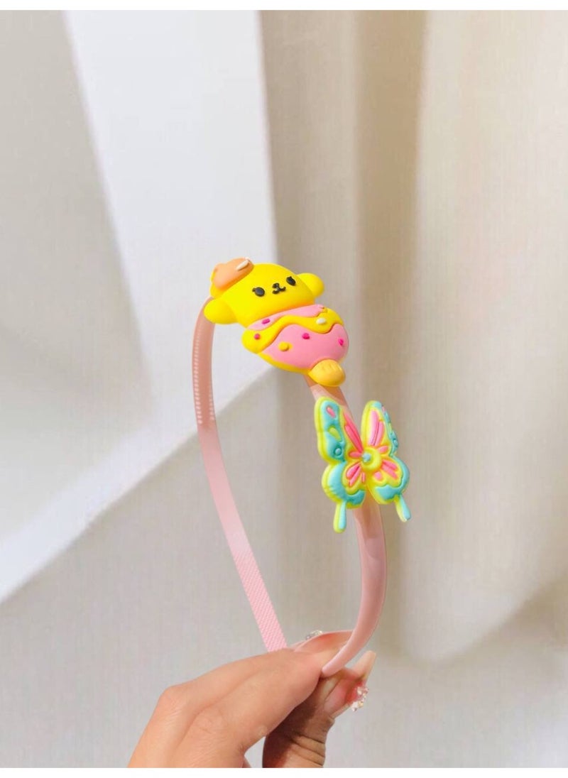 Generic Girls' Hairbands in Beautiful Shapes and Bright Colors, 3 Pack  - Image 4
