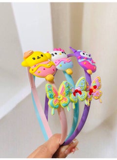 Generic Girls' Hairbands in Beautiful Shapes and Bright Colors, 3 Pack  - Image 5
