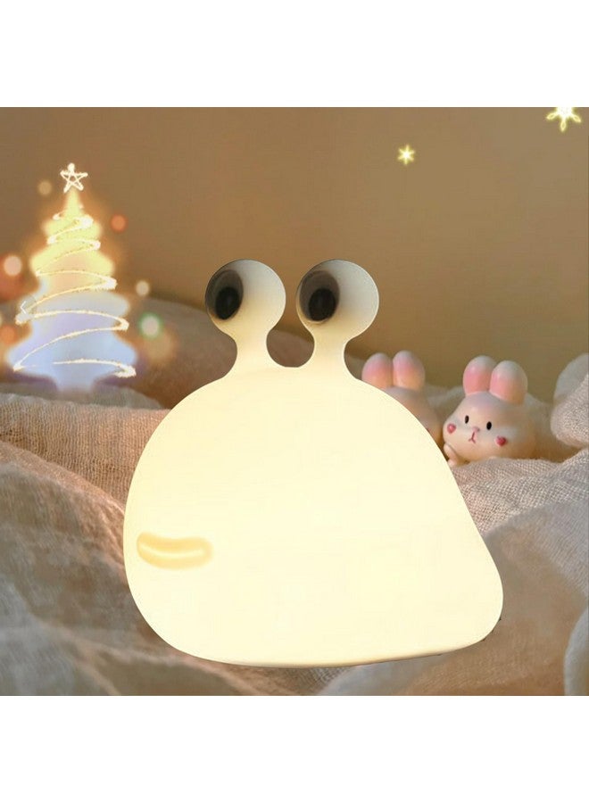 PTAEXCEL Slug Night Light, Led Portable USB Rechargeable Cute Night Light Animal Lamps with Sensor Timer Touch Lamp, Silicone for Kids Gift - Image 1