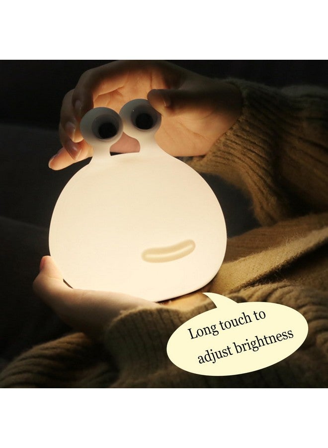PTAEXCEL Slug Night Light, Led Portable USB Rechargeable Cute Night Light Animal Lamps with Sensor Timer Touch Lamp, Silicone for Kids Gift - Image 4