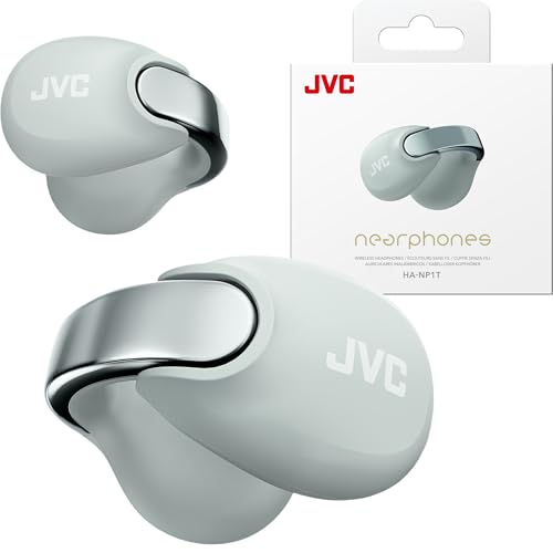 JVC Nearphones Open Ear True Wireless Headphones Open Ear Earbuds Bluetooth 5324H Playback IPX4 Water Resistant Builtin Mic Awareness Comfort Ear Clip Earbuds HANP1T - Image 1