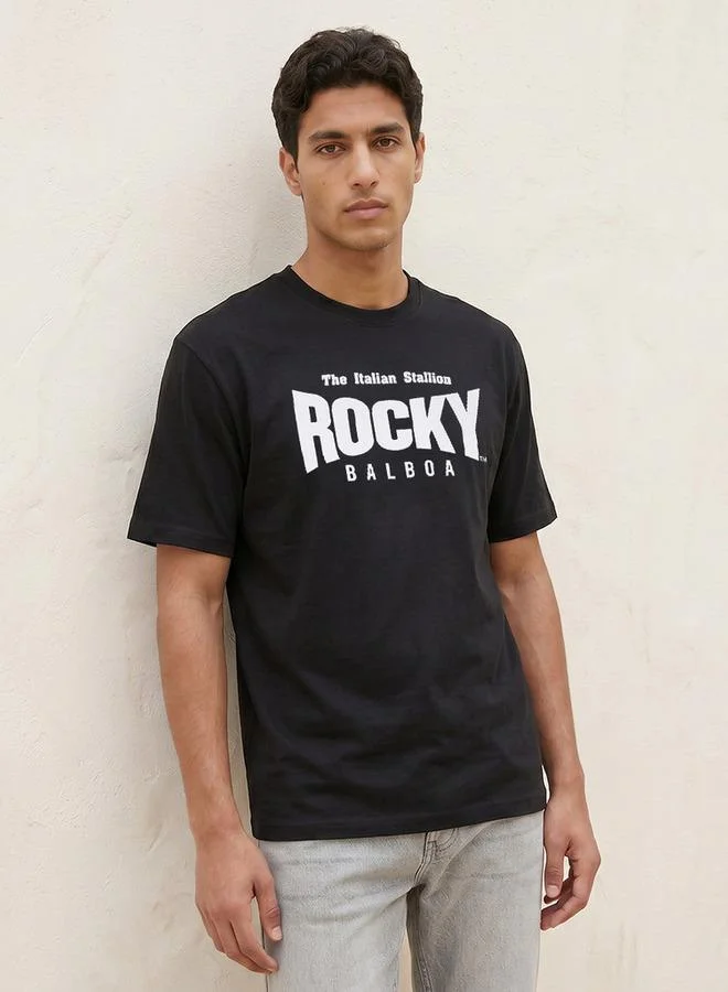 SP Characters Rocky Balboa Regular Fit Crew Neck Short Sleeves T shirt