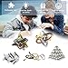 RoseFlower 5 pcs IQ Test Puzzle Brain Teaser Metal Wire Puzzles Mind Game Educational Toys High Difficulty Disentanglement Unlock Interlock Game Magics Toy for Kids Adults Challenge Interlock Toy - Image 4