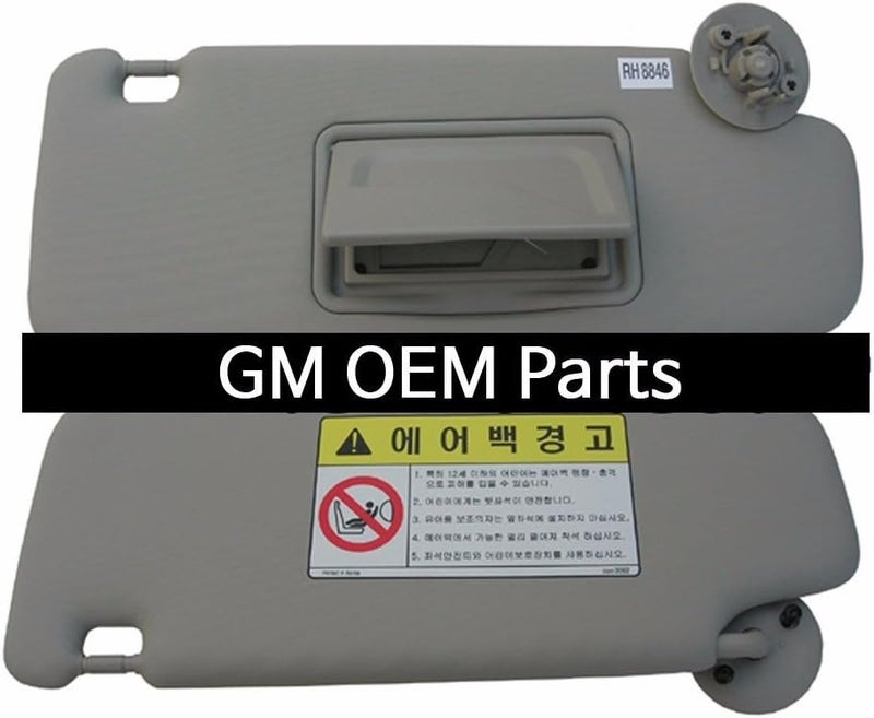 Chevrolet Interior inside Sun Visor Shade RH Gray For GM Sonic 2012+ OEM Parts