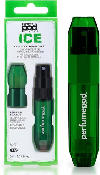 Travalo Perfume Pod Ice Travel Perfume Atomizer - High Definition Mini Pump Sprayer - Travel TSA Approved - Easy Fill - Leak Proof - Green - 0.6oz - pzsku/ZC7270EDC33D36F676FADZ/45/_/1744137989/51c1f08e-feb4-4677-8a39-5c45ca4d0e57