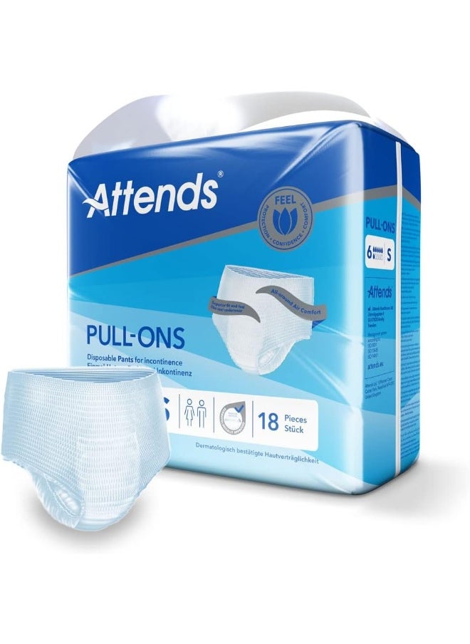 Attends Pull-Ons 6 S Disposable Pants For Incontinence Pack Of 18  - Image 3
