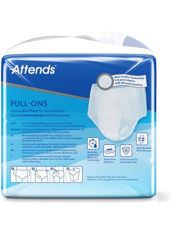 Attends Pull-Ons 6 S Disposable Pants For Incontinence Pack Of 18  - Image 2