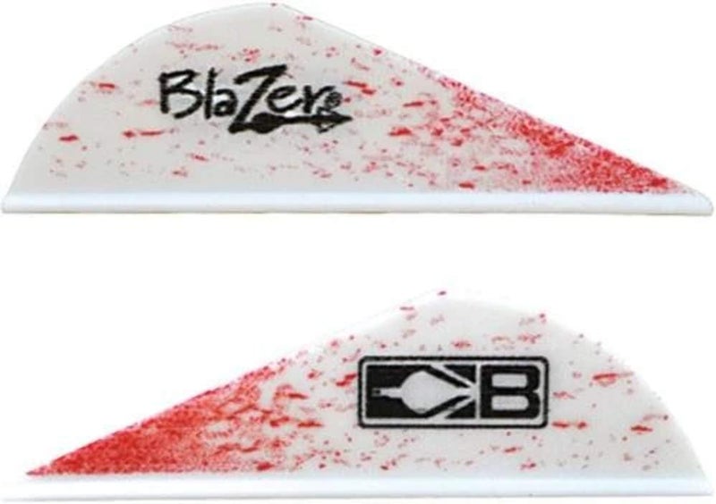 Bohning True Color Blazer® Vane, 2” Hunting, 3D, Vane, White Spatter, 36pk - Image 1