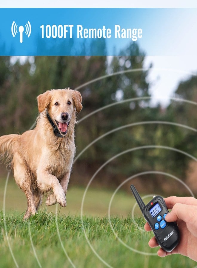 Petrainer Shock Collar for Dogs - Waterproof Rechargeable Dog Training E-Collar with 3 Safe Correction Remote Training Modes, Shock, Vibration, Beep for Dogs Small, Medium, Large - Image 2