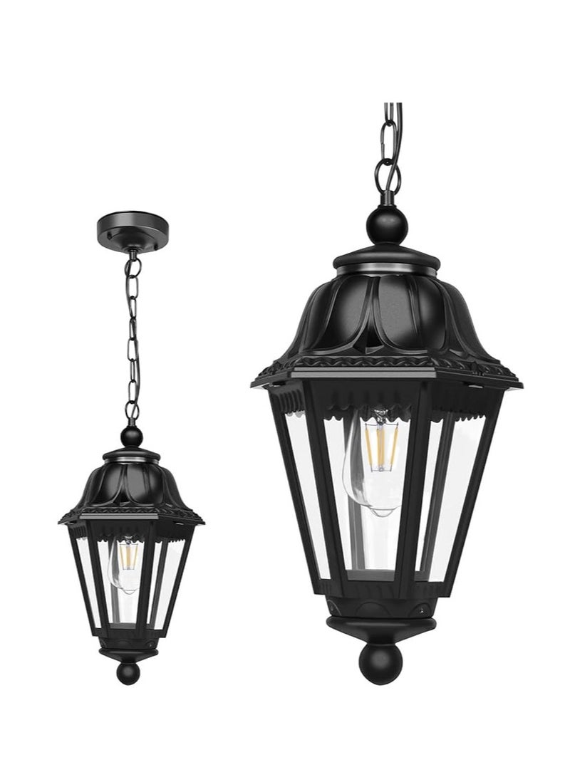 Modern Outdoor Black Pendant Light