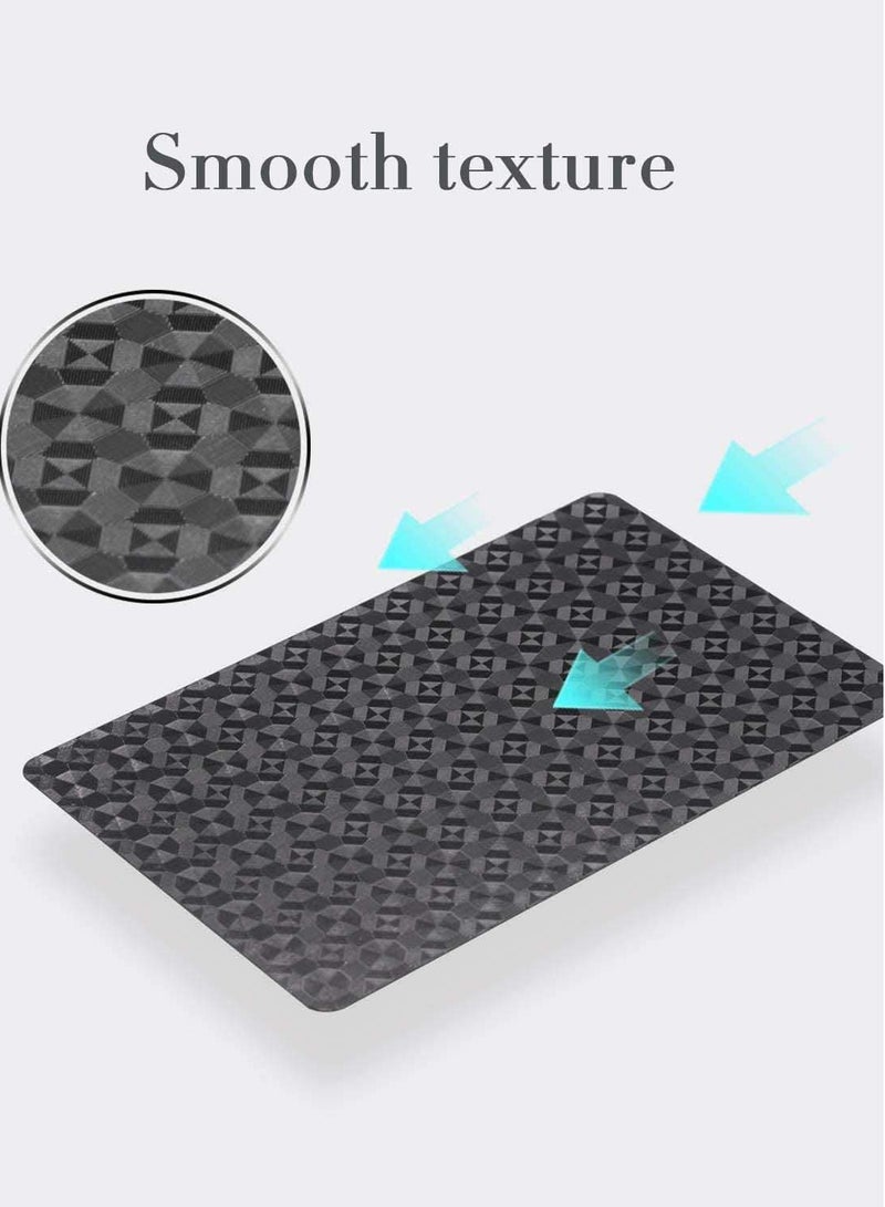 DURKU Diamond Plastic Poker Cards Deck, Waterproof Black-Gold Foil Poker Cards, Professional Deck of Cards Plastic Standard Playing Cards Magic Poker Cards for Family Party BBQ Gatherings - Image 5