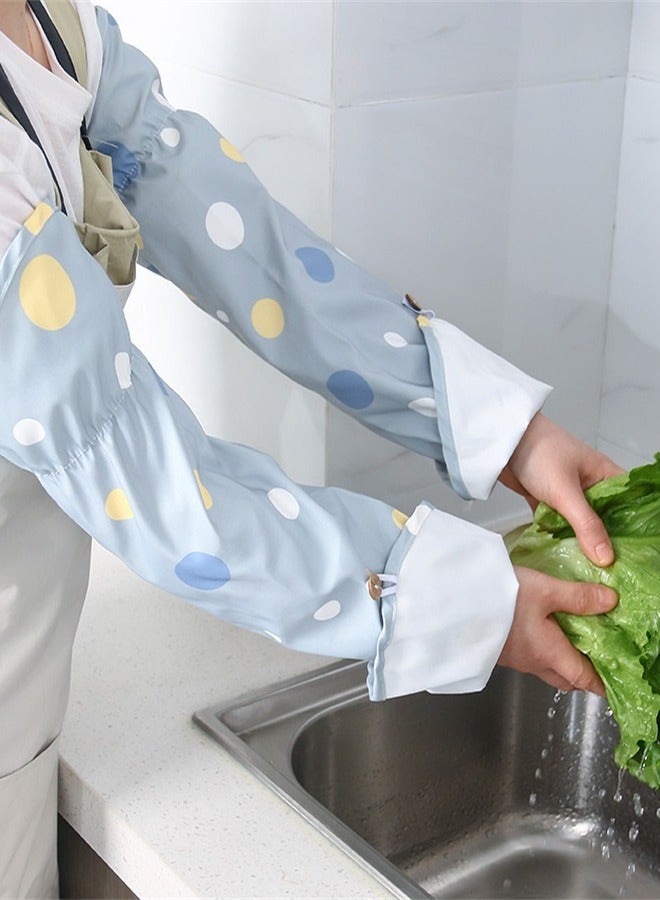 Oversleeves Stir-Fry Anti-Oil Splash Oversleeves Kitchen Anti-Scald and Splash-Proof Oil Oversleeves Sleeve Cooking Barbecue Hand Waterproof and Oilproof Oversleeves - Image 1