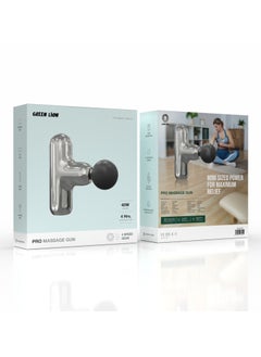 GREEN LION Pro 40W Massage Handle / 4 Speed Gear / 2200-4000 RPM Range / 4 Hours Working / Muscle Recovery / Increase Blood Circulation / Conical Head / Spherical Head / Clawed Head / Flat Head - Silver  - Image 3