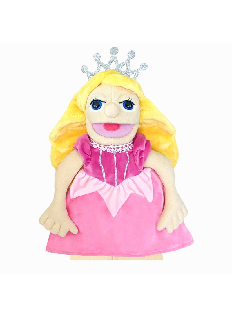 general 1 Pcs Princess Professional Figurine Role Playing Parent-Child Interaction Toy Family Companionship Plush Doll Figurine Toy Hand Puppet - Image 1