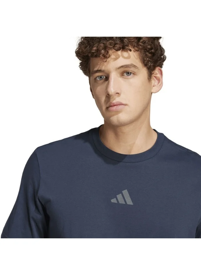 اديداس اوريجينالز adidas M YOGA G T Blue Training T-SHIRTS for Men - XS