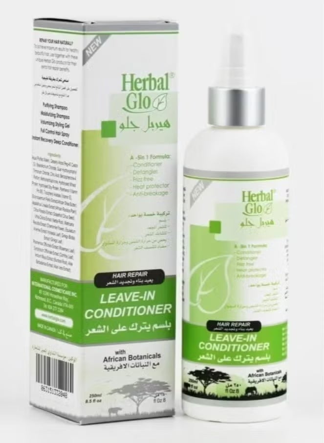 Herbal Glow Conditioner helps moisturize and protect hair 250ml