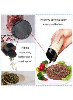 Arabest 16-Piece Plastic Seasoning Jar Set For Pour Or Shake, Clear Seasoning Jar For Spices, Powders, Chillies 3.5Oz  - Image 4