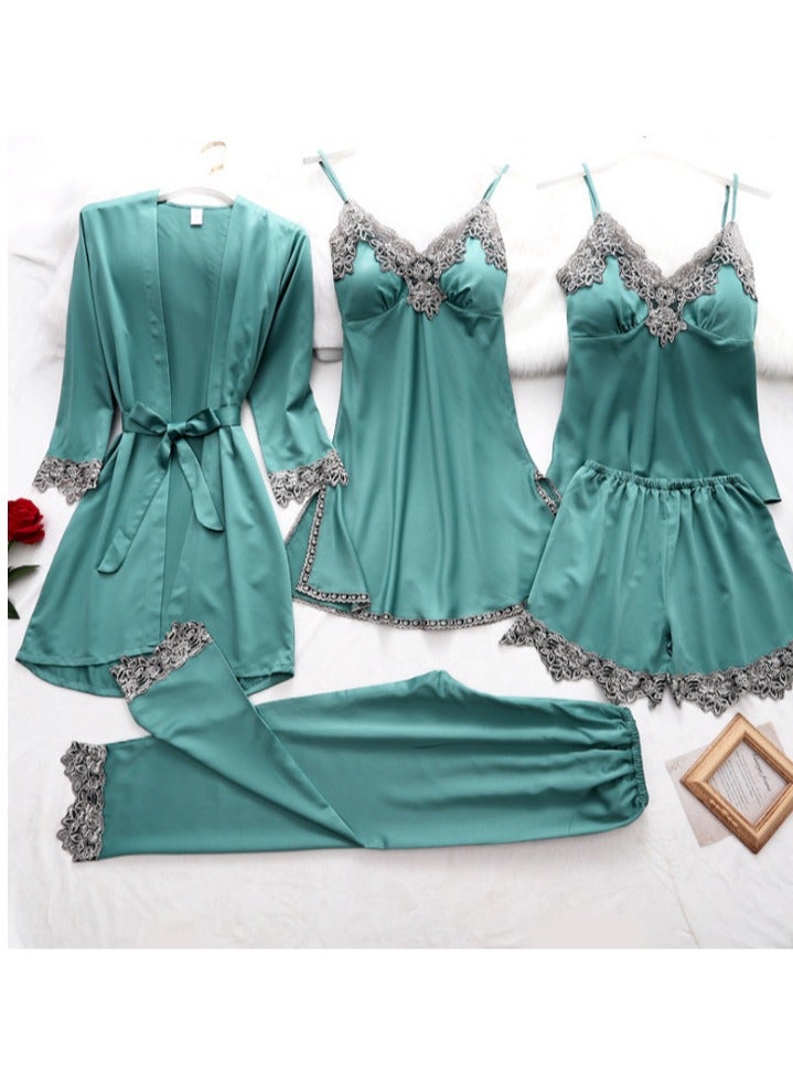 Five-Piece Suspender Pajamas Set that Can Be Worn In All Seasons