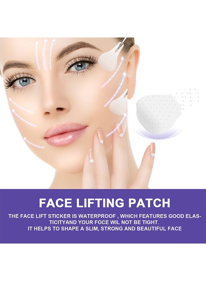 إيلهو ملصقات الوجه على شكل V ، ملصق رفع الوجه غير المرئي ، أدوات رفع الوجه للوجه 40 قطعة - Image 4