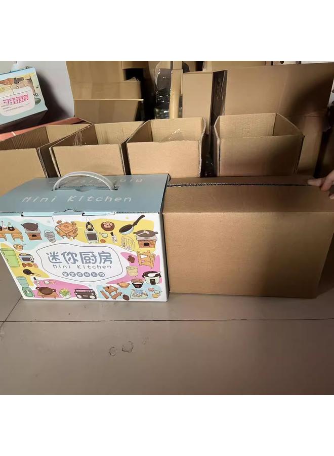 Bluejw Mini Kitchen Color Box Gift Box Packaging Stall Small Kitchen Set Box Market Hot Sale Small Kitchen Gift Box Wholesale - Image 3