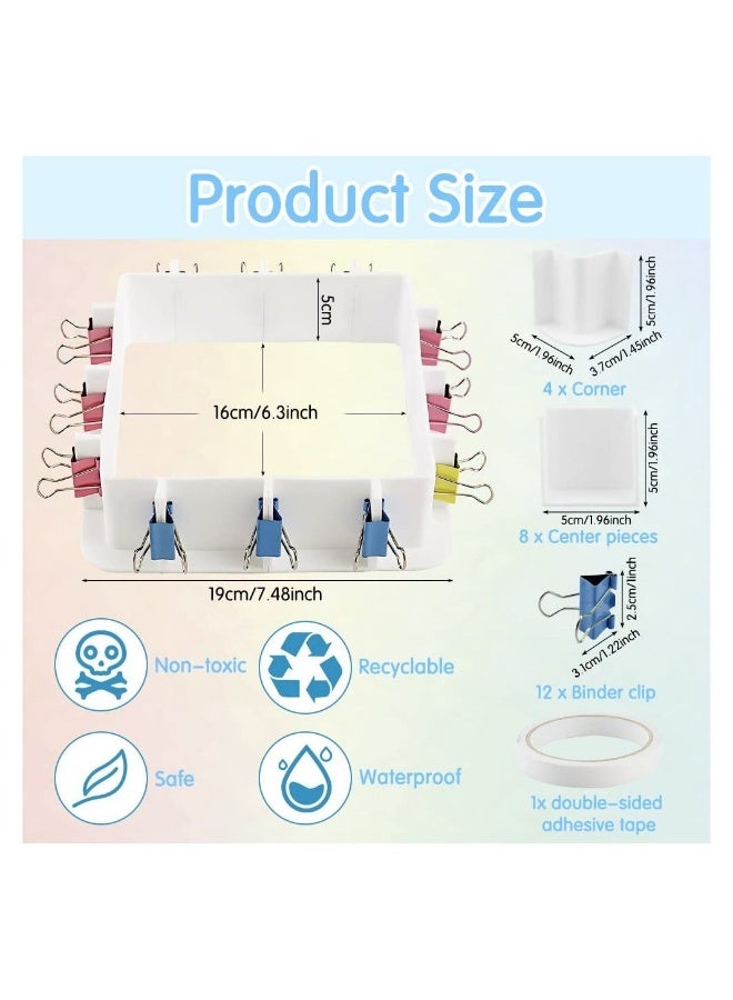 Generic Adjustable Mould Housing Kit for Silicone Moulds Making, Reusable Plastic Housing Frame,  Free Combination Mold Housing Frame for Resin Mould, Candle Moulds, Soap Moulds Making  - Image 2