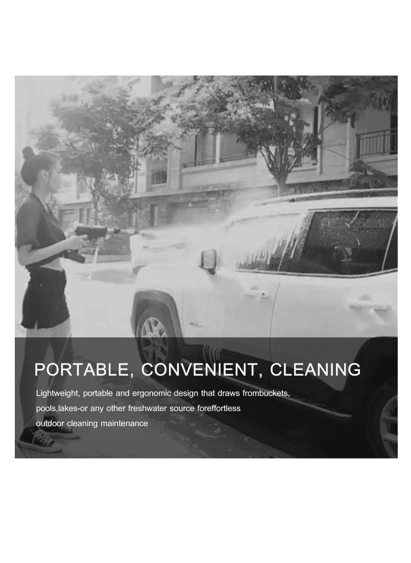 BGM 24V Cordless Portable Washer Electric High Pressure Cleaner Machine 200W 30Bar Lithium Handheld Car Cleaning Device With Foam Generator Nozzle Water Pump  - Image 5