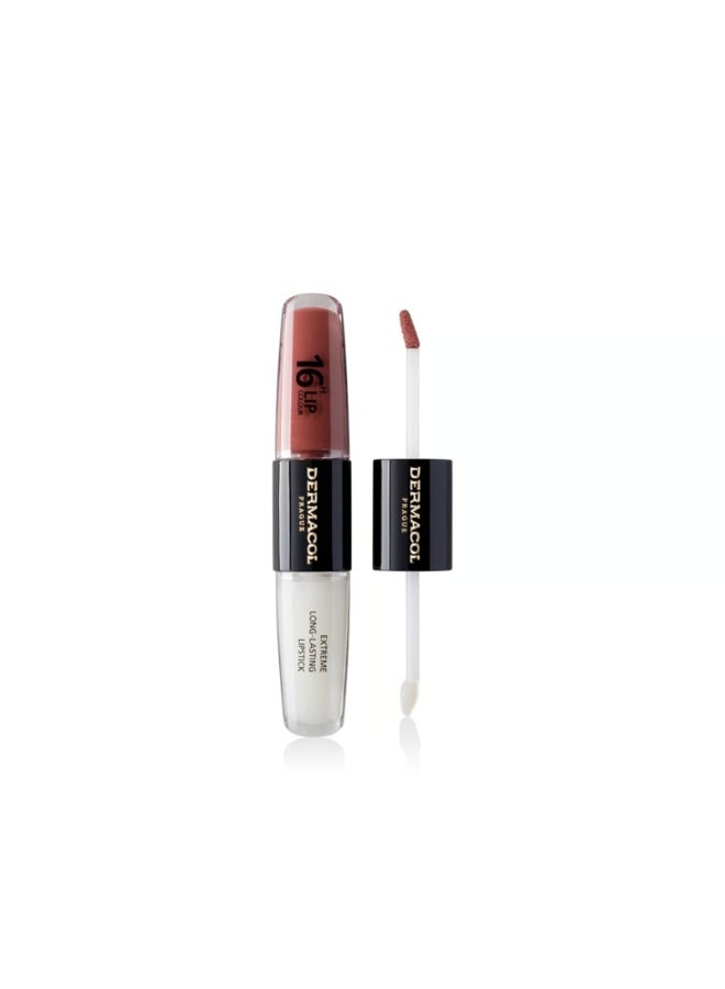 Dermacol 16h Lip Color 2-In-1 Extreme Long-Lasting Lipstick 33 - Image 1