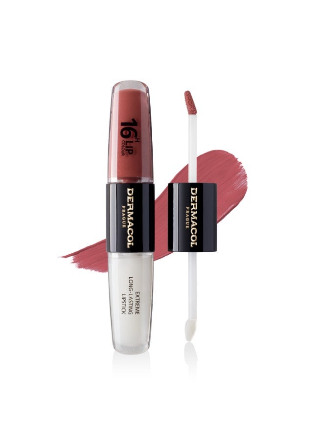 Dermacol 16h Lip Color 2-In-1 Extreme Long-Lasting Lipstick 33 - Image 3