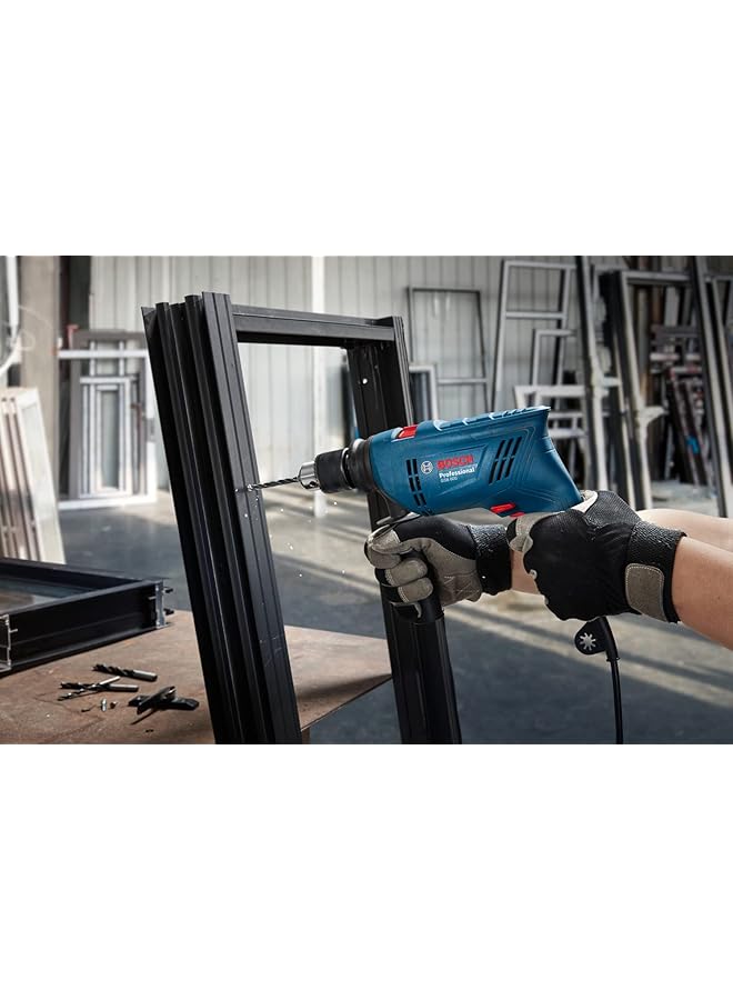 BOSCH Impact Drill 13Mm Gsb 600 With 98 Piece Drill Bit Set Model No 06011A03Lb - Image 5