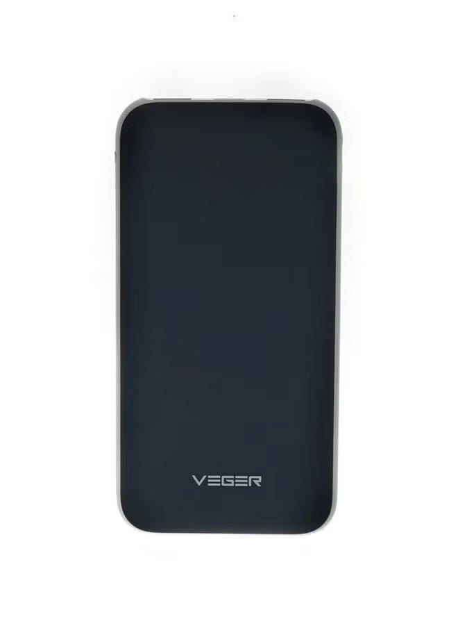 VEGER بنك طاقة محمول عالي السعة 25000mAh مع شحن سريع 25W – بطارية خارجية مدمجة للهواتف الذكية والأجهزة اللوحية وأجهزة USB – موثوق، خفيف الوزن وصديق للسفر - Image 4