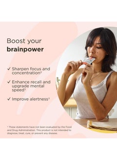 Healthycell Healthycell Focus & Recall - Brain Supplement for Focus and Memory - Liquid Nootropics Supplement for Concentration & Alertness - L-theanine, Omega-3 - Maximum Absorption - 30 Gel Packs  - Image 3