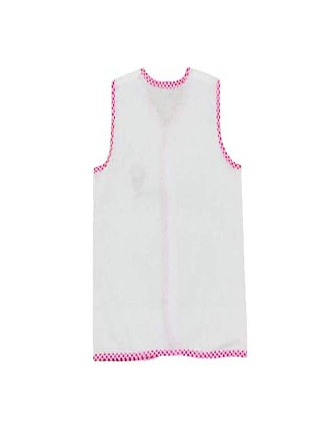 Infantbond Baby Super Soft Cotton Embroidery Jhabla | Vest (Pack of 6)(0-6 Months) - Image 5