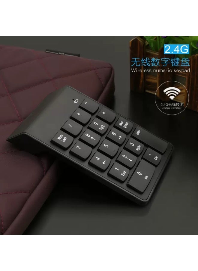Wireless 2.4GHz Numeric Keypad Keyboard Black - Image 4