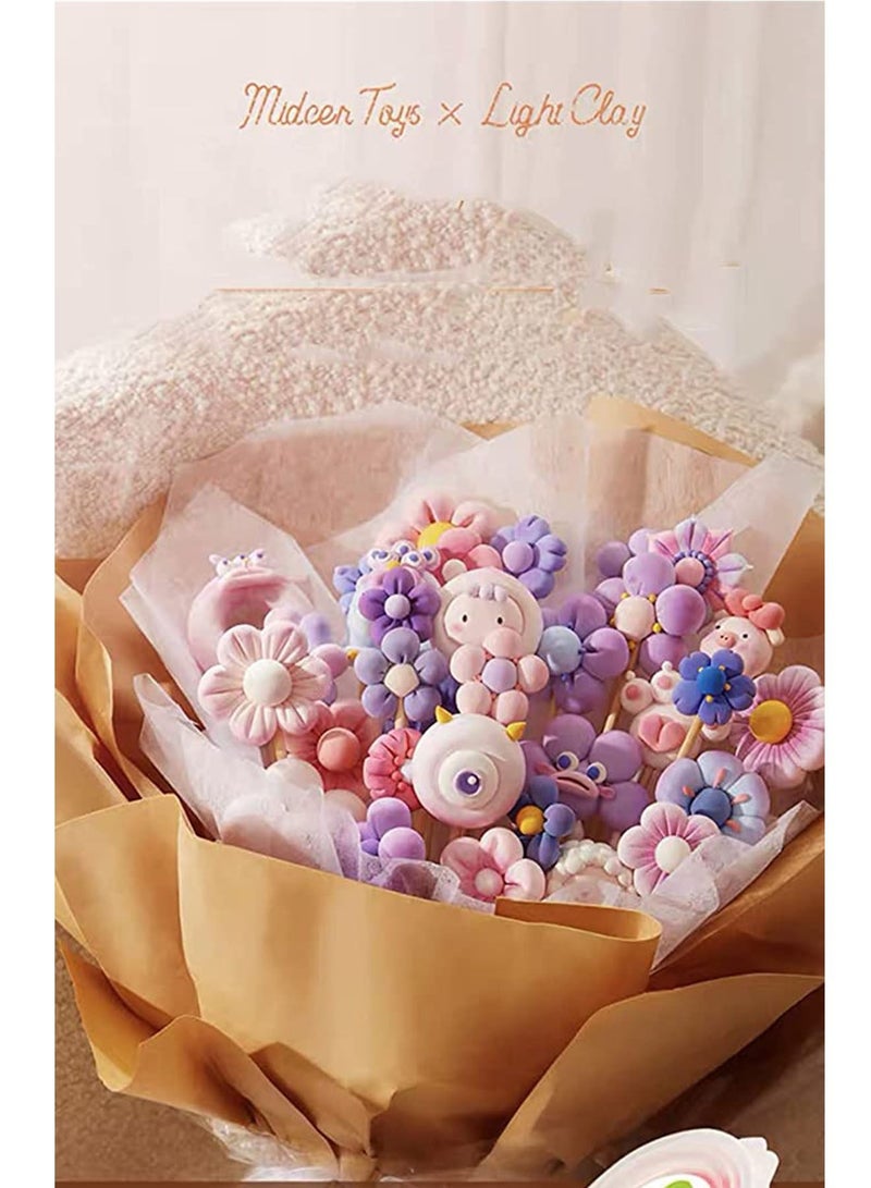 LIMOS Modeling Clay Kit 36 Colors Air Dry Magic DIY Clay Soft & Ultra Light with Sculpting Tools - Image 3