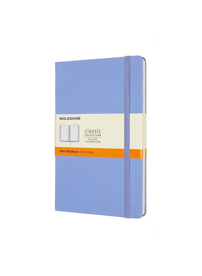 MOLESKINE Large Notebook Ruled Pages Hydrangea Blue Hard Cover 240 Pages - Image 1