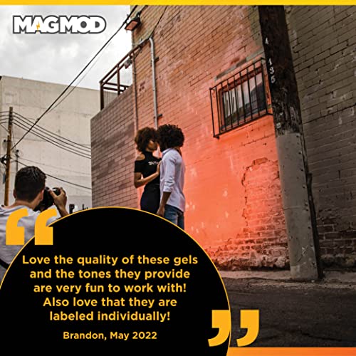 MagMod Pro Correction Gels, Flash Modifier Light Gels, New and Improved Color Modifiers, Modular Magnetic Camera Accessories, Set of 6 Light Filters - Image 5