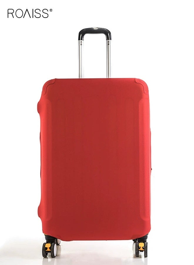 roaiss Elastic Suitcase Cover Luggage Protector Storage Travel Case Cover Telescopic Handle Suitcase Sleeve - Image 1