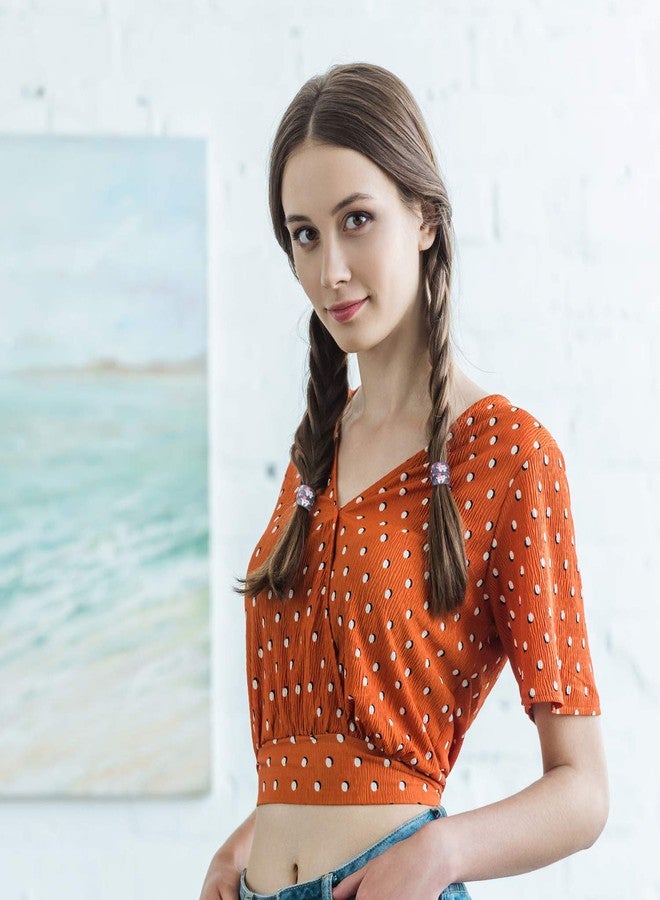 BBTO 20 Pieces Dental Gifts Hair Ties Tooth Patterned Headbands Elastic Ribbon Ponytail Holders No Crease Hairbands Accessories for Women Dental Hygienist Assistant Christmas Gifts - Image 5