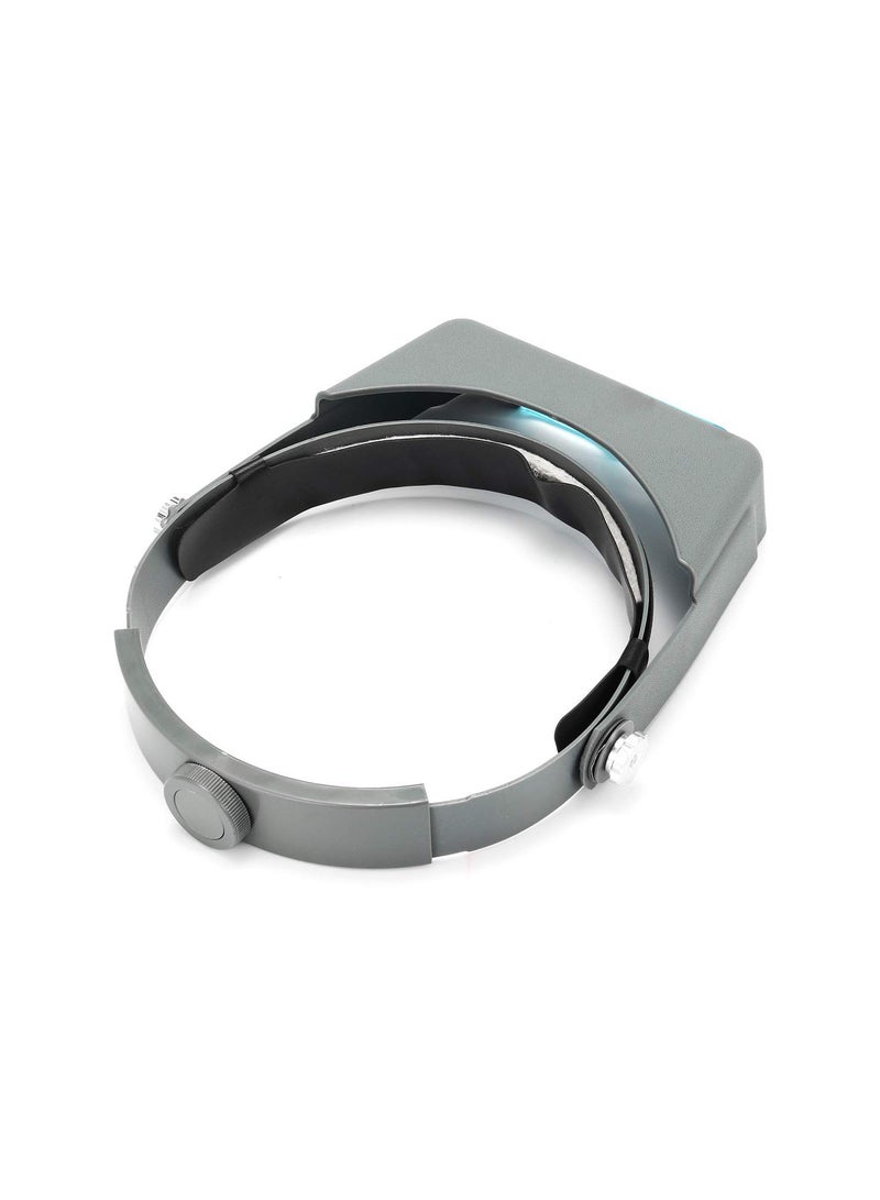 GGOOT 4 Lens Headband Wearing Magnifier Watch Repair Reading Optivisor Eye Welding Visor Tool - Image 4