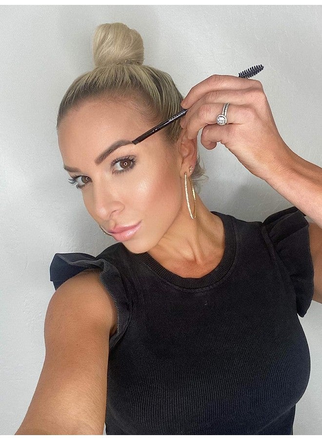 MADLUVV Duo Eyebrow Brush By Madluvvangled Eye Brow Brush And Spoolie Brush Professional Eye Brow Brushes Firm Thin Angle For Precision Definer Liner Filler Shaper Powder Makeup - Image 5