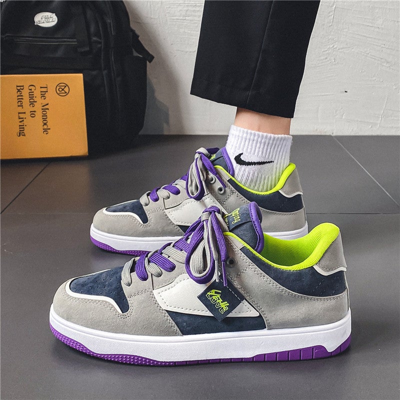 Men'S Shoes Autumn Casual Design Niche Board Shoes Youth Sports Thick Sole Increased Canvas Trendy Shoes - Image 1