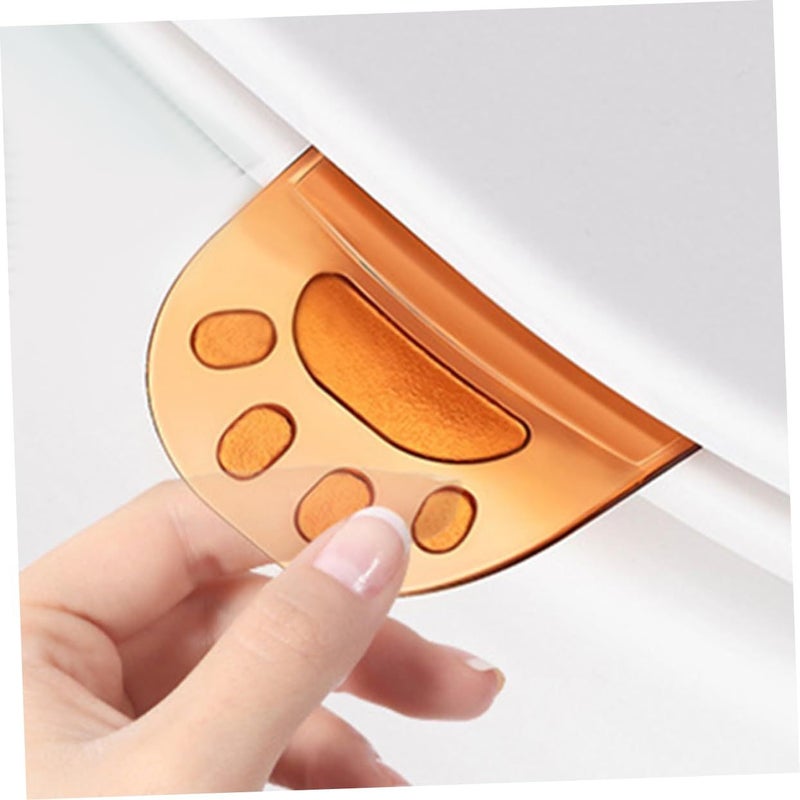 2Pcs Toilet Seat Lifter Handle Opener Non Marking Sponge Glue Bathroom Accessory - Image 3