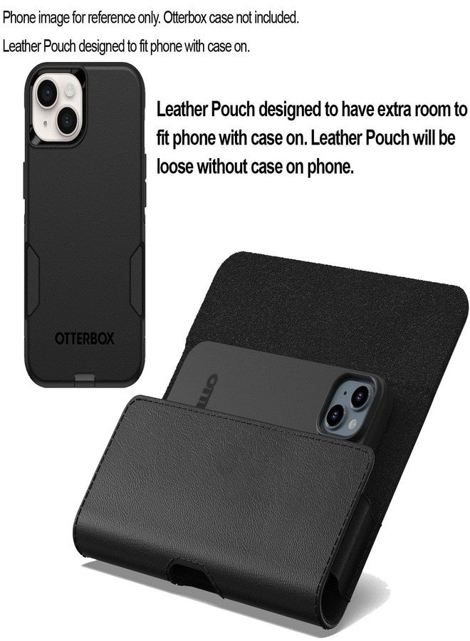 كفر أون جراب CoverON لهاتف Motorola Moto G Stylus 5G/Edge Edge+ Plus/G Fast/One Action Hyper Zoom/G45 G85 G86 G96 Revvlry+، جراب جلدي لحمل الهاتف مع مشبك حزام (يناسب Otterbox أو أي جراب آخر). - Image 3
