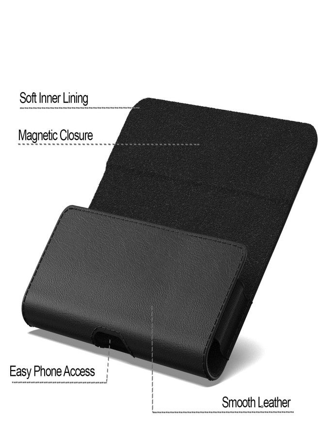 كفر أون جراب CoverON لهاتف Motorola Moto G Stylus 5G/Edge Edge+ Plus/G Fast/One Action Hyper Zoom/G45 G85 G86 G96 Revvlry+، جراب جلدي لحمل الهاتف مع مشبك حزام (يناسب Otterbox أو أي جراب آخر). - Image 2