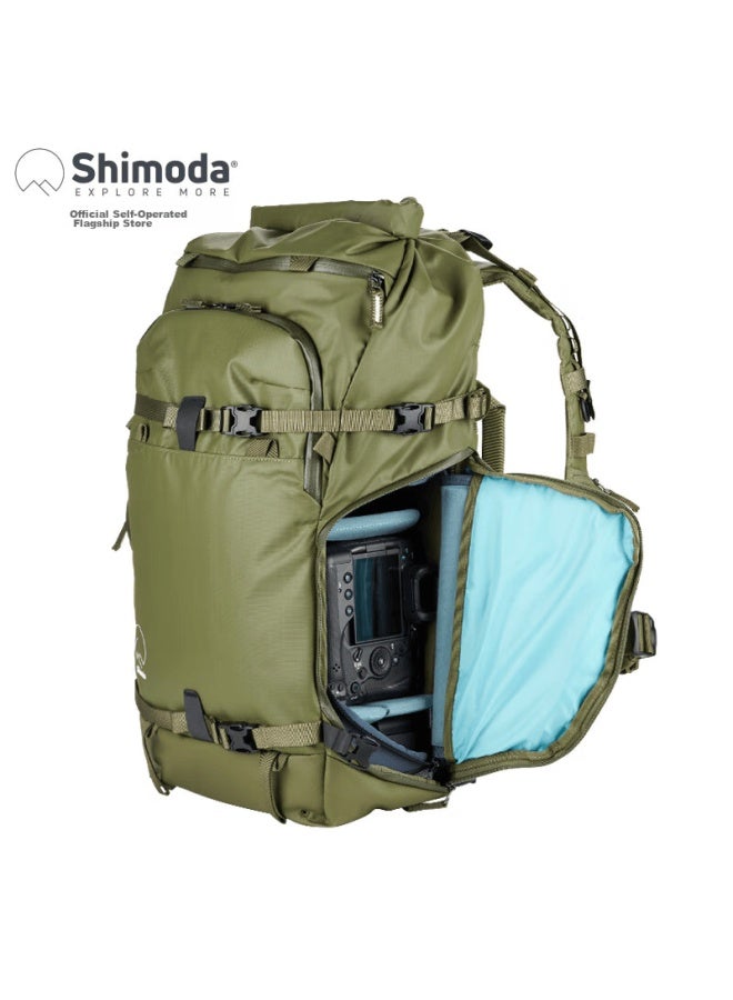 Shimoda Camera Bag, Professional Outdoor Photography Bag, Lightweight, Waterproof, Drone And Telephoto Lens Backpack, X40v2 Medium-sized Dslr Inner Liner Set, Army Green, 520-133 - Image 2
