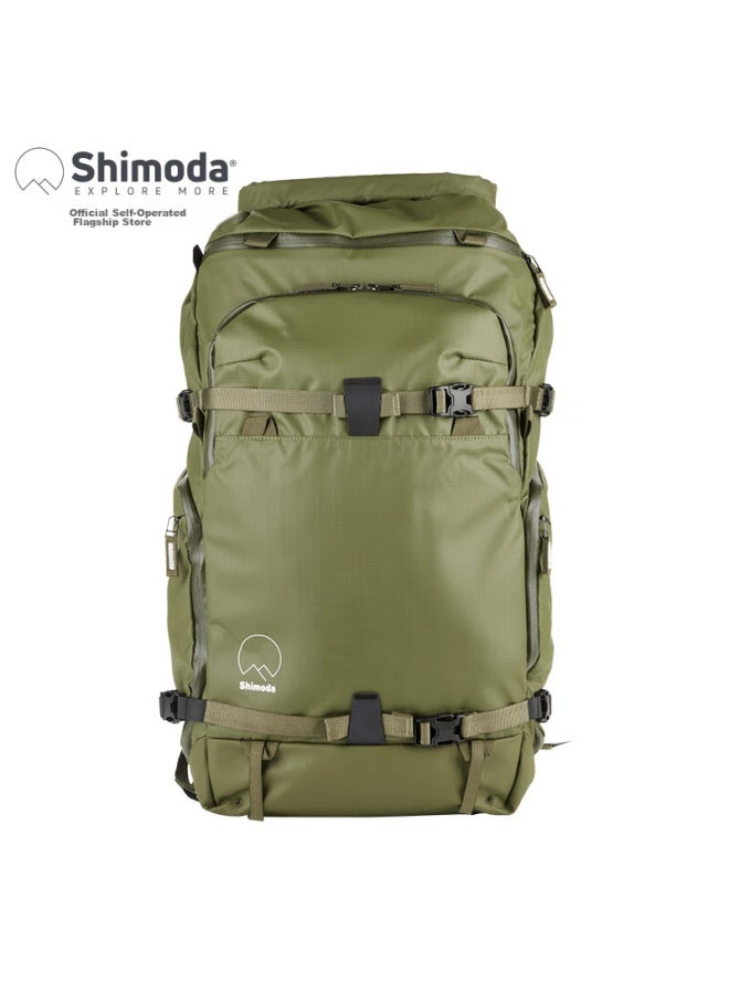Shimoda Camera Bag, Professional Outdoor Photography Bag, Lightweight, Waterproof, Drone And Telephoto Lens Backpack, X40v2 Medium-sized Dslr Inner Liner Set, Army Green, 520-133 - Image 1