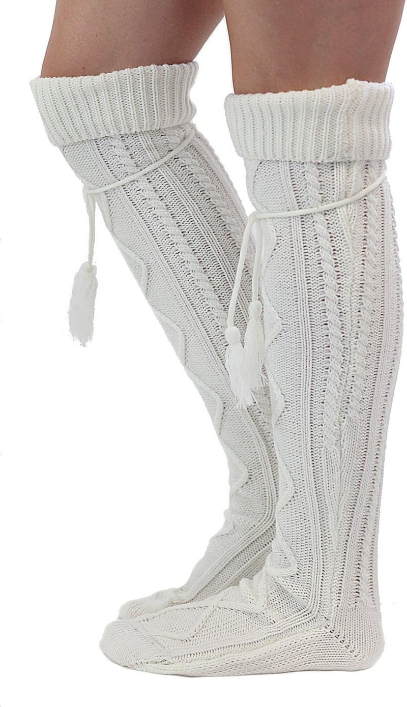 Modern Boho The Original Button Boot Socks with Lace Trim Boutique Socks - Image 1